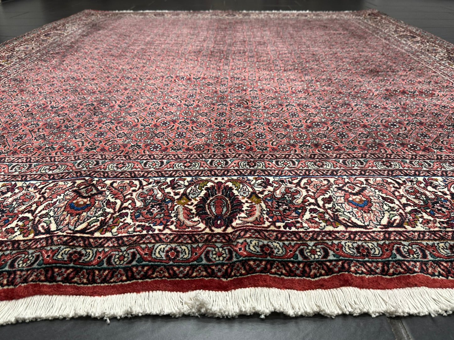 Handgeknüpfter Bidjar Teppich Wolle 255x210 cm Neu