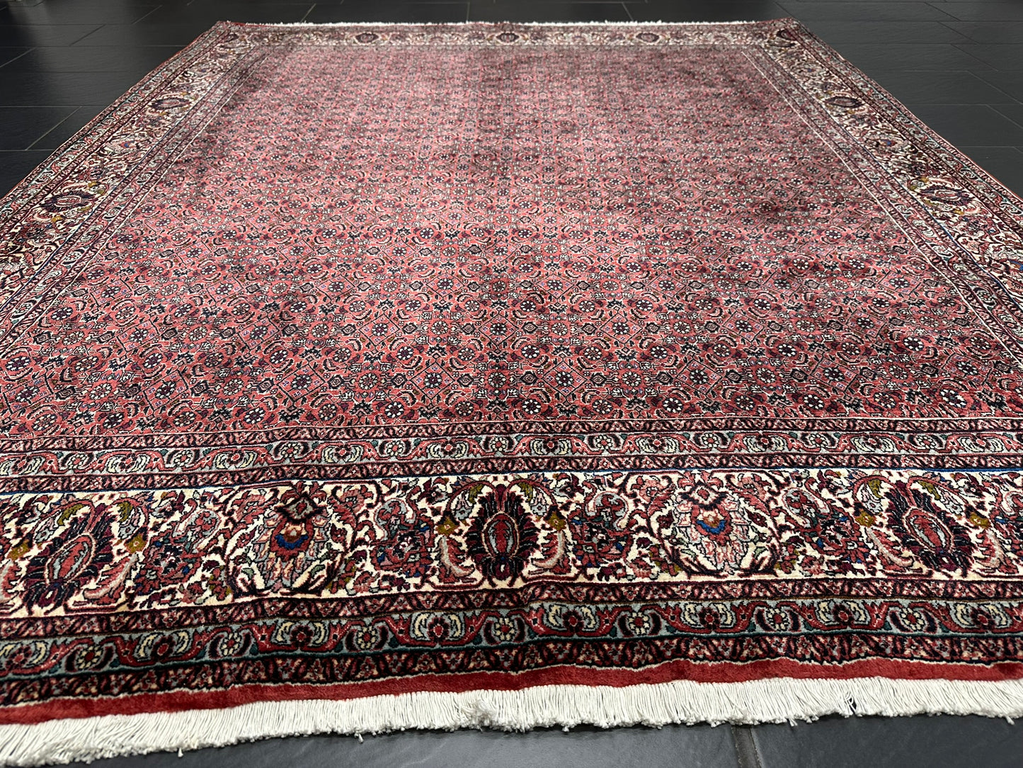 Handgeknüpfter Bidjar Teppich Wolle 255x210 cm Neu