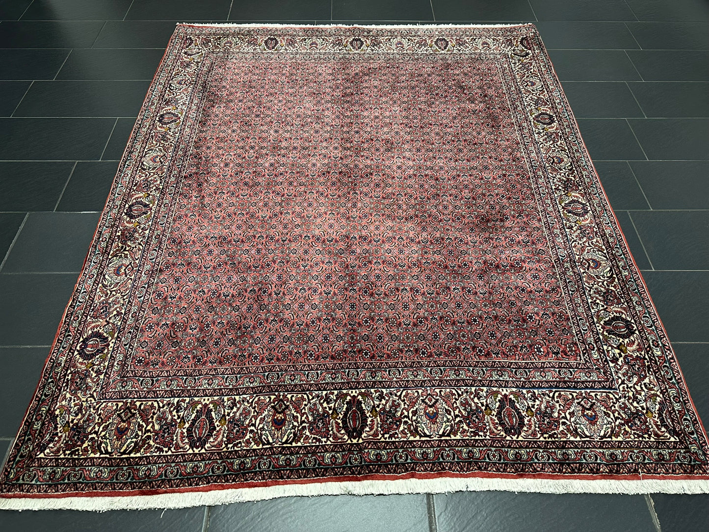 Handgeknüpfter Bidjar Teppich Wolle 255x210 cm Neu