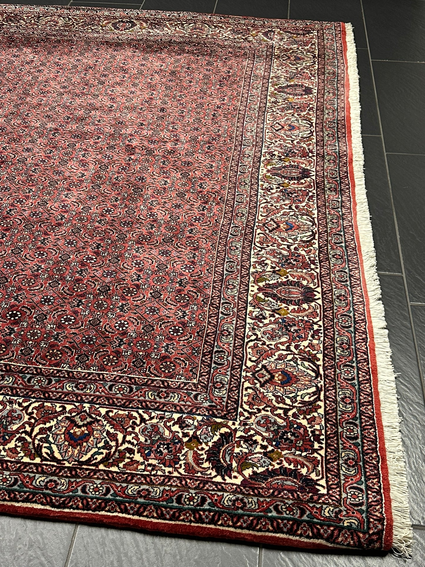Handgeknüpfter Bidjar Teppich Wolle 255x210 cm Neu