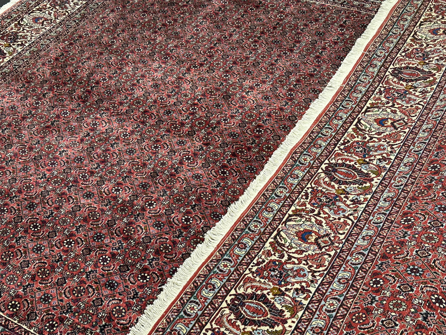 Handgeknüpfter Bidjar Teppich Wolle 255x210 cm Neu