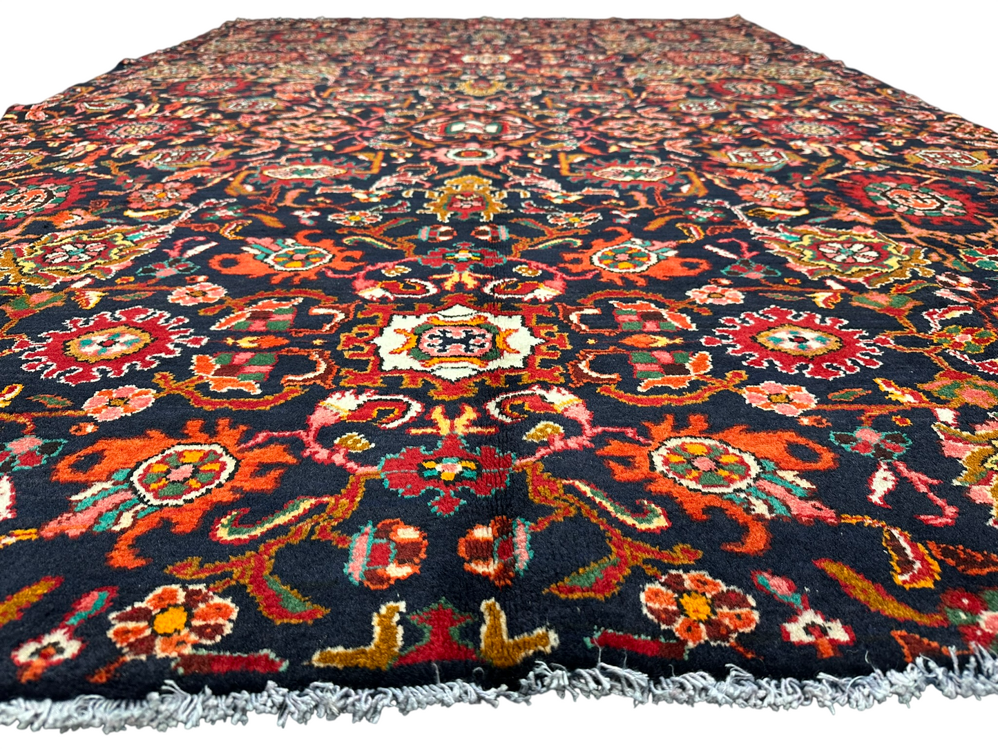 Handgeknüpfter Malayer Art Deco Antiker Teppich 305x210 cm