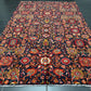 Handgeknüpfter Malayer Art Deco Antiker Teppich 305x210 cm