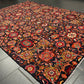 Handgeknüpfter Malayer Art Deco Antiker Teppich 305x210 cm