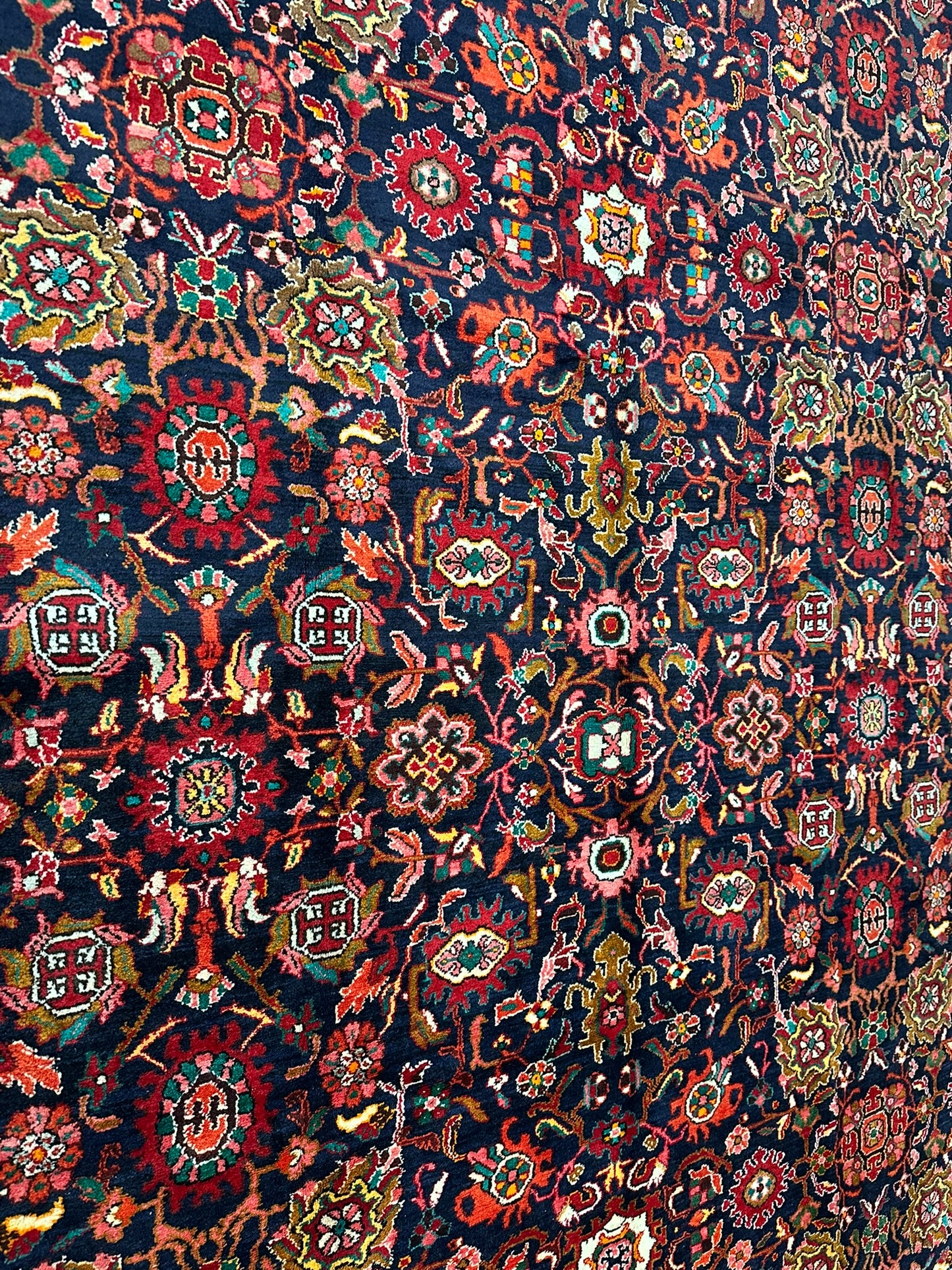 Handgeknüpfter Malayer Art Deco Antiker Teppich 305x210 cm
