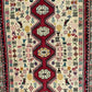 Orientteppich handgeknüpft Abadeh Korkwolle 145x65 cm