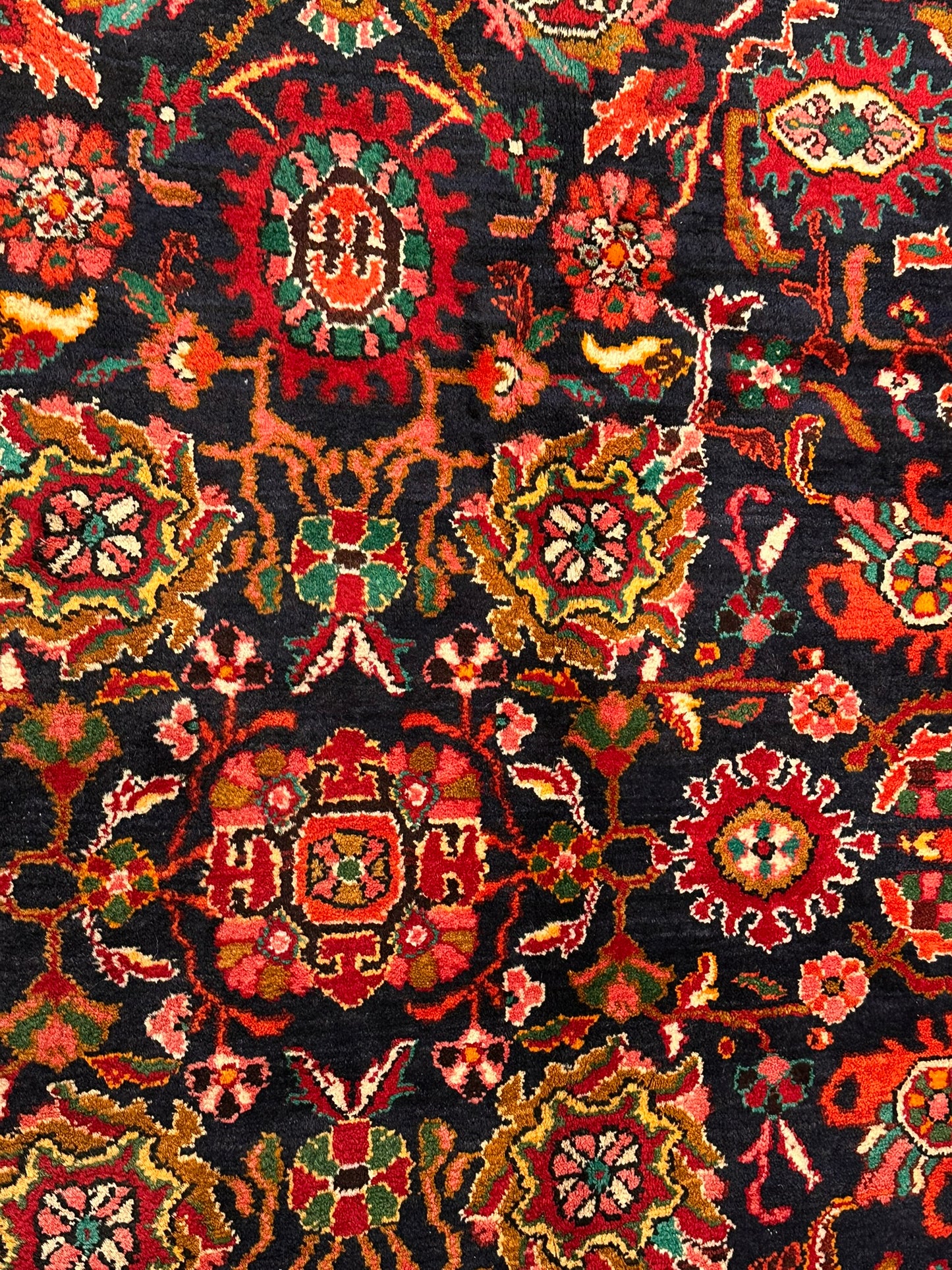 Handgeknüpfter Malayer Art Deco Antiker Teppich 305x210 cm