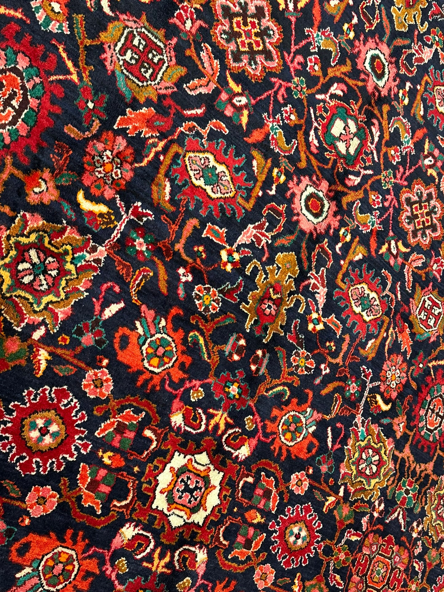 Handgeknüpfter Malayer Art Deco Antiker Teppich 305x210 cm