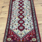 Orientteppich handgeknüpft Abadeh Korkwolle 145x65 cm