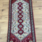 Orientteppich handgeknüpft Abadeh Korkwolle 145x65 cm