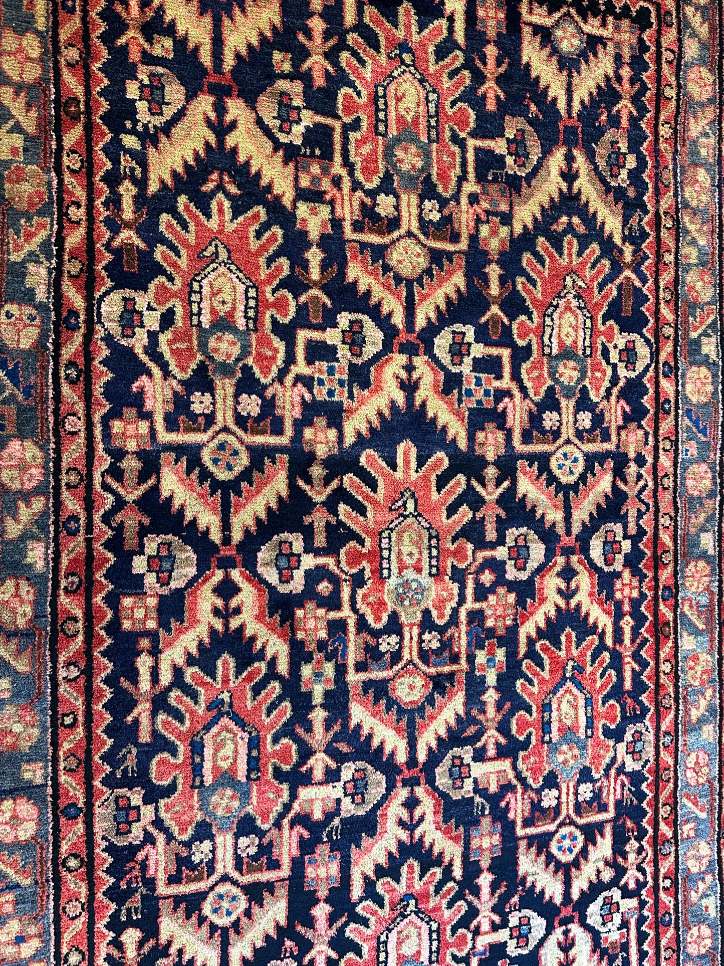Handgeknüpfter Perser Orientteppich "Malayer" 209x130 cm