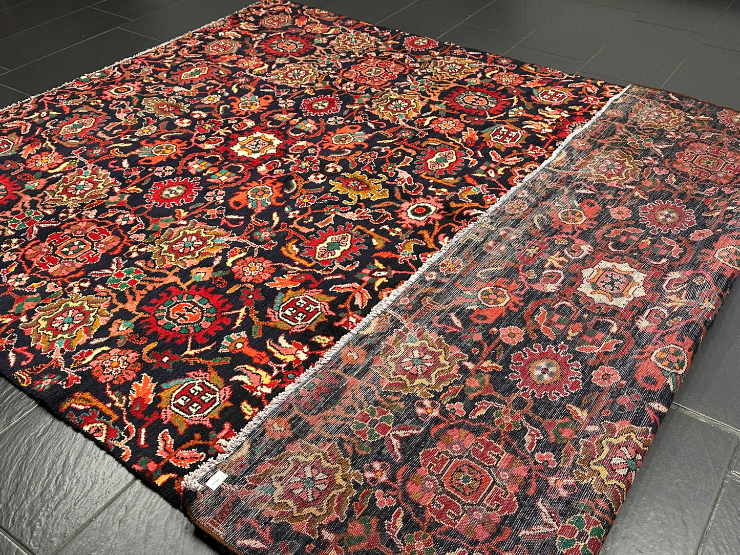 Handgeknüpfter Malayer Art Deco Antiker Teppich 305x210 cm