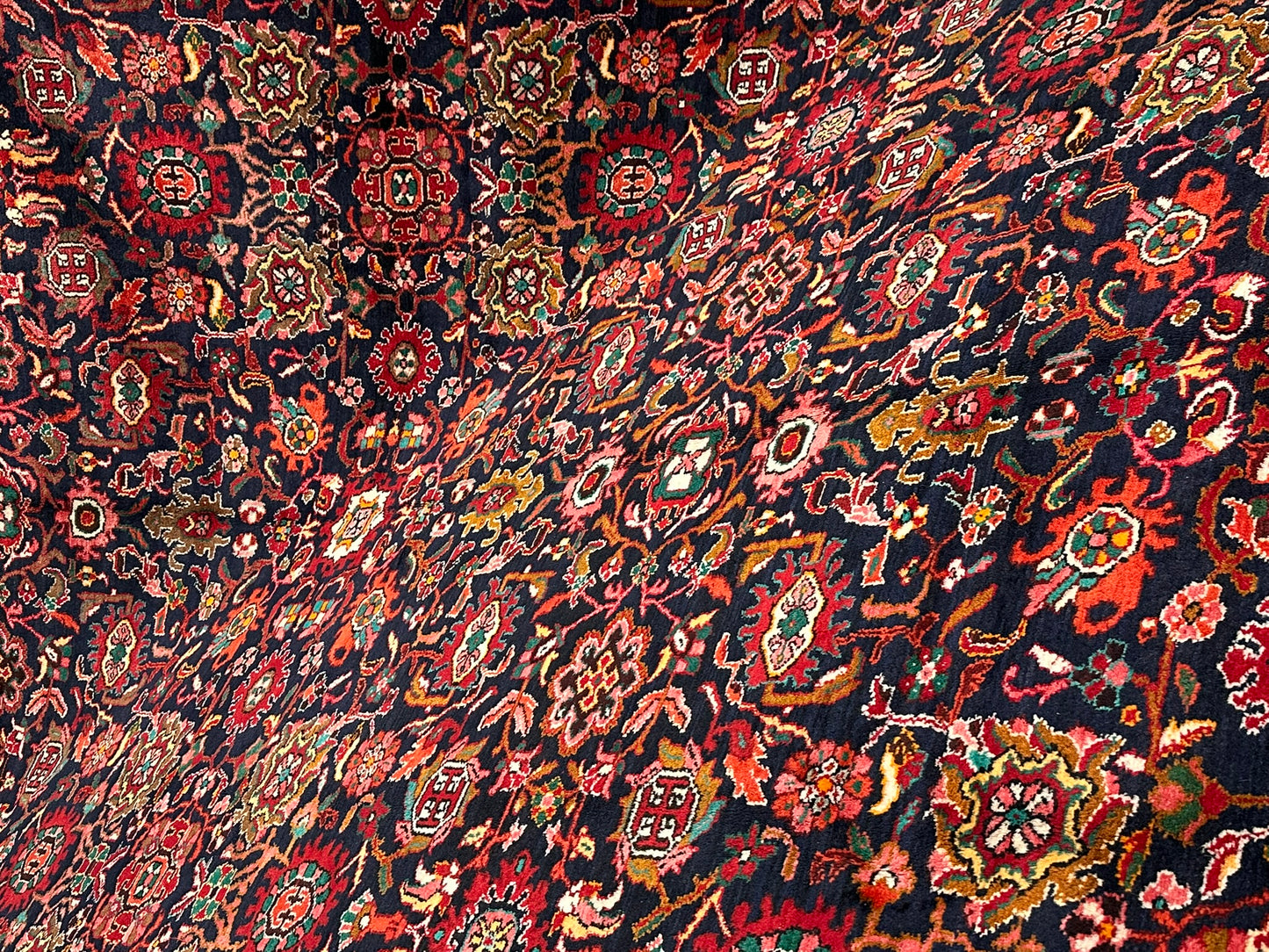 Handgeknüpfter Malayer Art Deco Antiker Teppich 305x210 cm