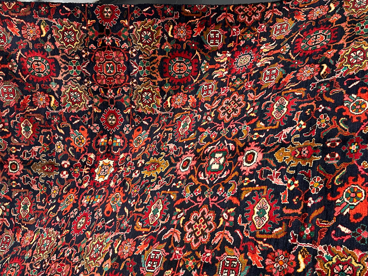 Handgeknüpfter Malayer Art Deco Antiker Teppich 305x210 cm