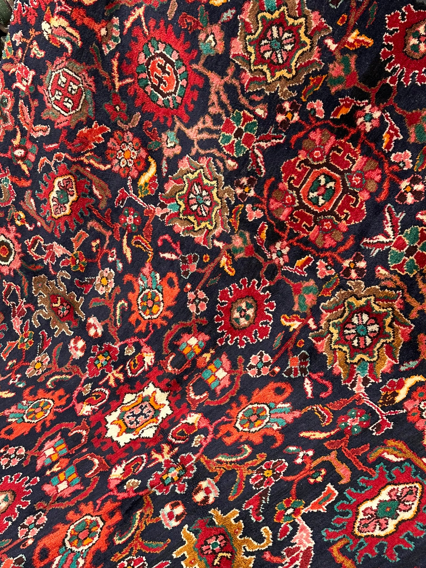 Handgeknüpfter Malayer Art Deco Antiker Teppich 305x210 cm