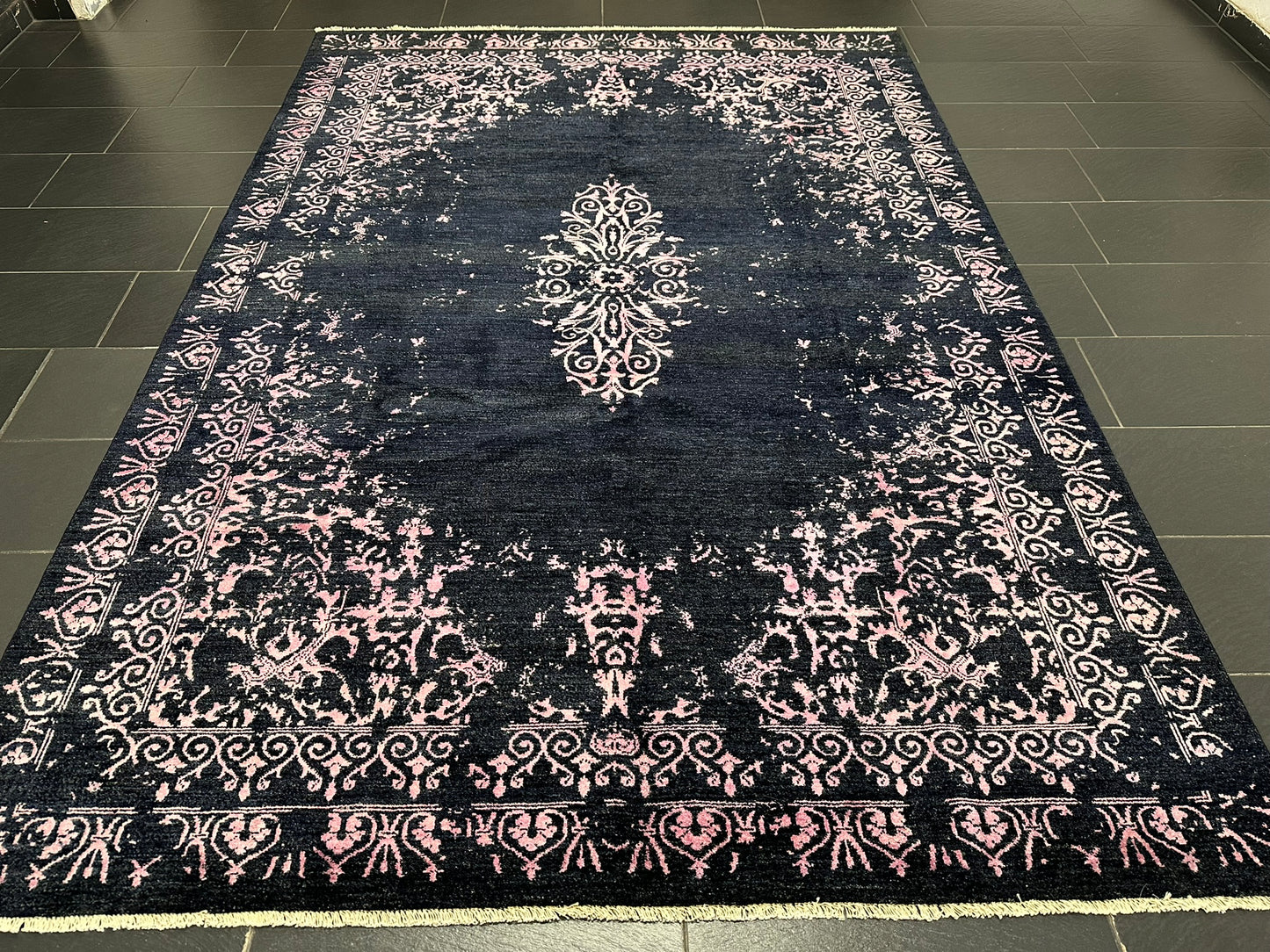 Handgeknüpfter Vintage Kirman Teppich 310x215 cm Neu