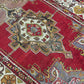 Antik Orientteppich handgeknüpft Türkei Anatolien  Wolle 180x117 cm