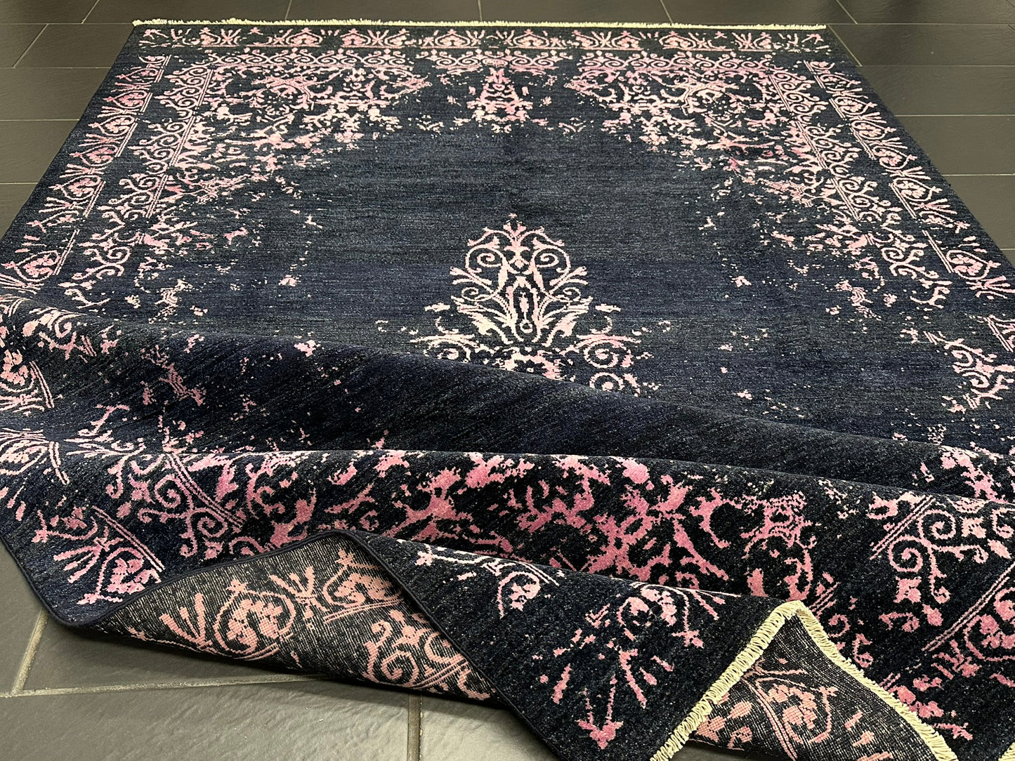Handgeknüpfter Vintage Kirman Teppich 310x215 cm Neu