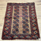   Antik Orientteppich handgeknüpft Afghan Ersari  Wolle 135x97 cm