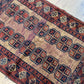   Antik Orientteppich handgeknüpft Afghan Ersari  Wolle 135x97 cm