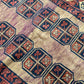   Antik Orientteppich handgeknüpft Afghan Ersari  Wolle 135x97 cm