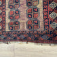   Antik Orientteppich handgeknüpft Afghan Ersari  Wolle 135x97 cm