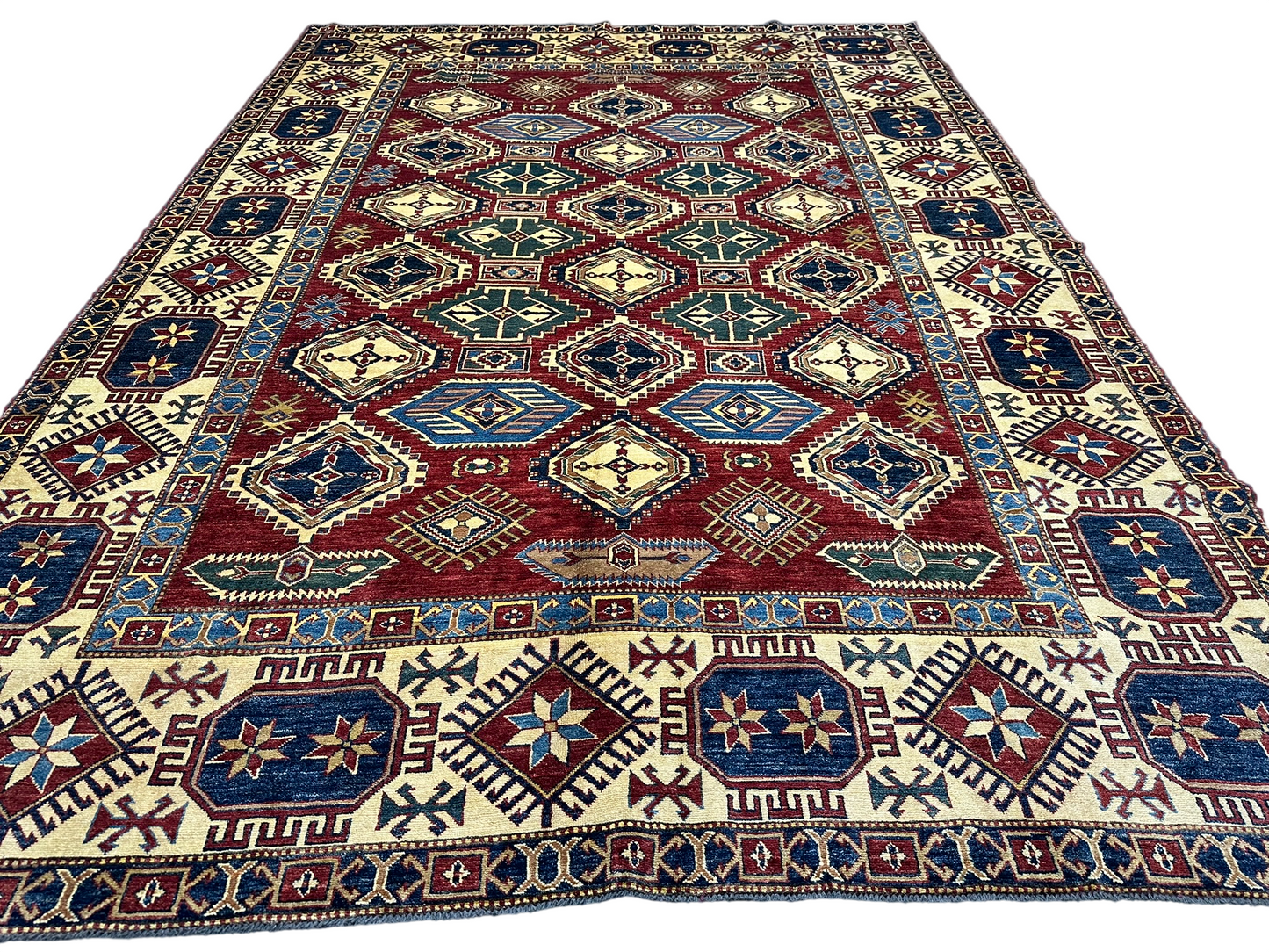 Handgeknüpfter Ziegler Kazak Teppich Pakistan 375x275 cm