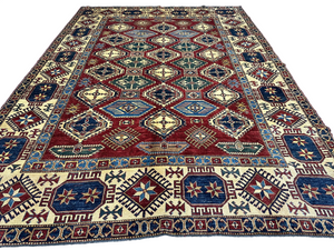 Handgeknüpfter Ziegler Kazak Teppich Pakistan 375x275 cm