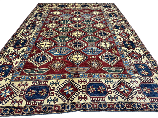 Handgeknüpfter Ziegler Kazak Teppich Pakistan 375x275 cm