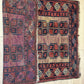   Antik Orientteppich handgeknüpft Afghan Ersari  Wolle 135x97 cm
