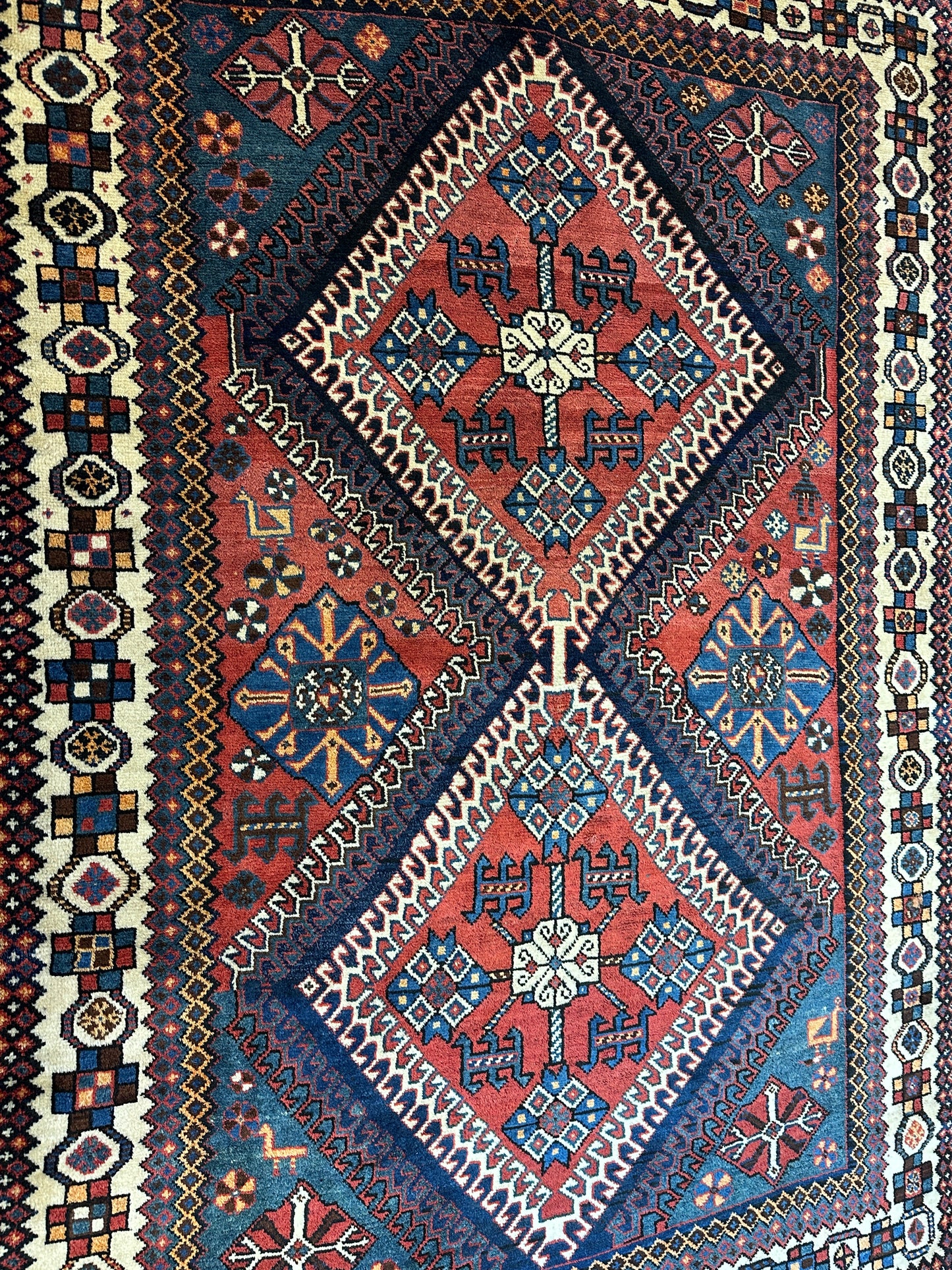 Handgeknüpfter Perser Orientteppich Gaschgai  215x140 cm
