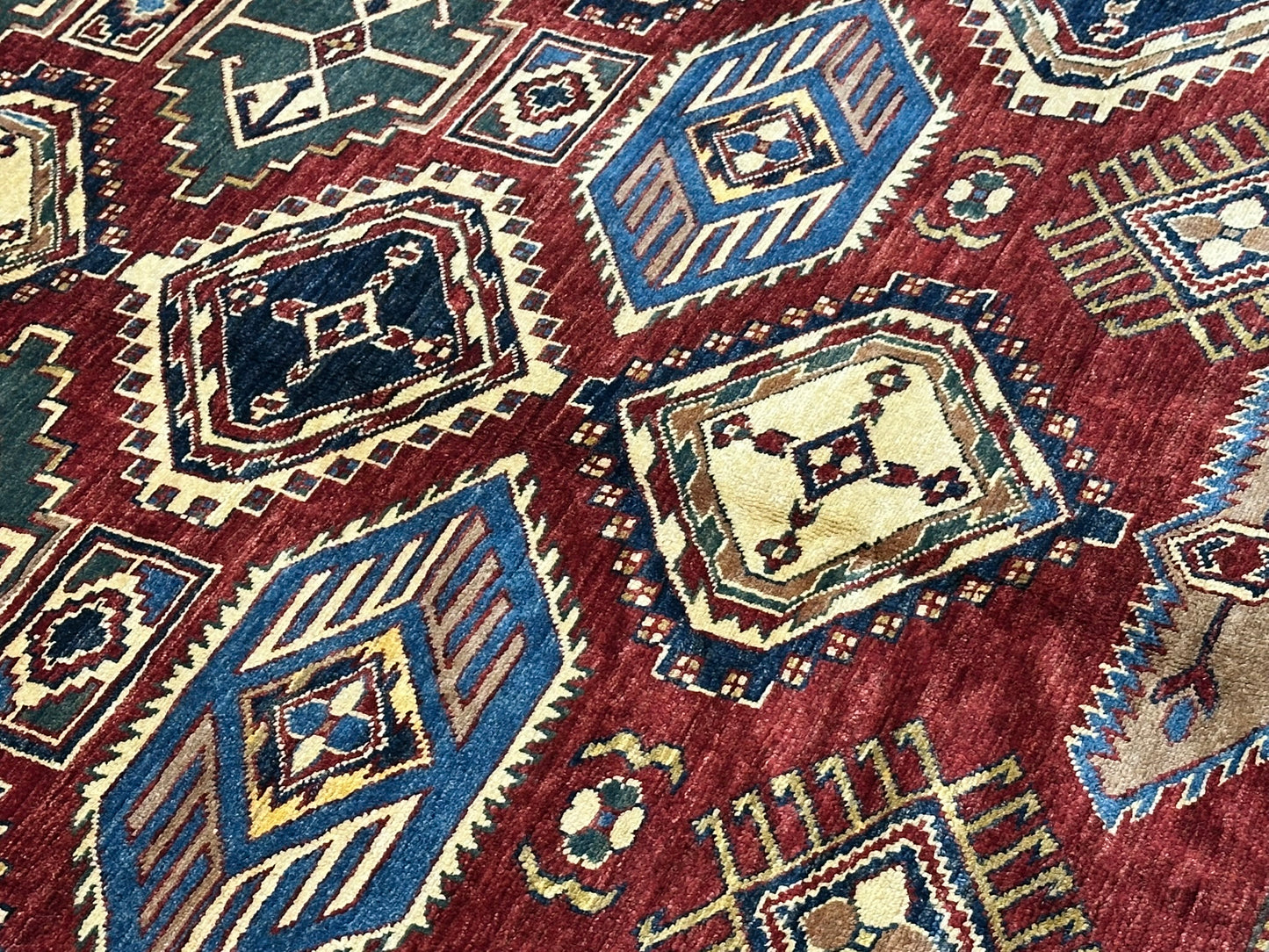 Handgeknüpfter Ziegler Kazak Teppich Pakistan 375x275 cm