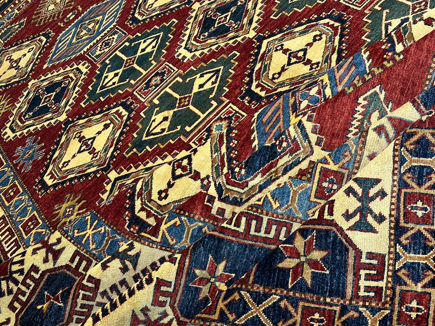 Handgeknüpfter Ziegler Kazak Teppich Pakistan 375x275 cm