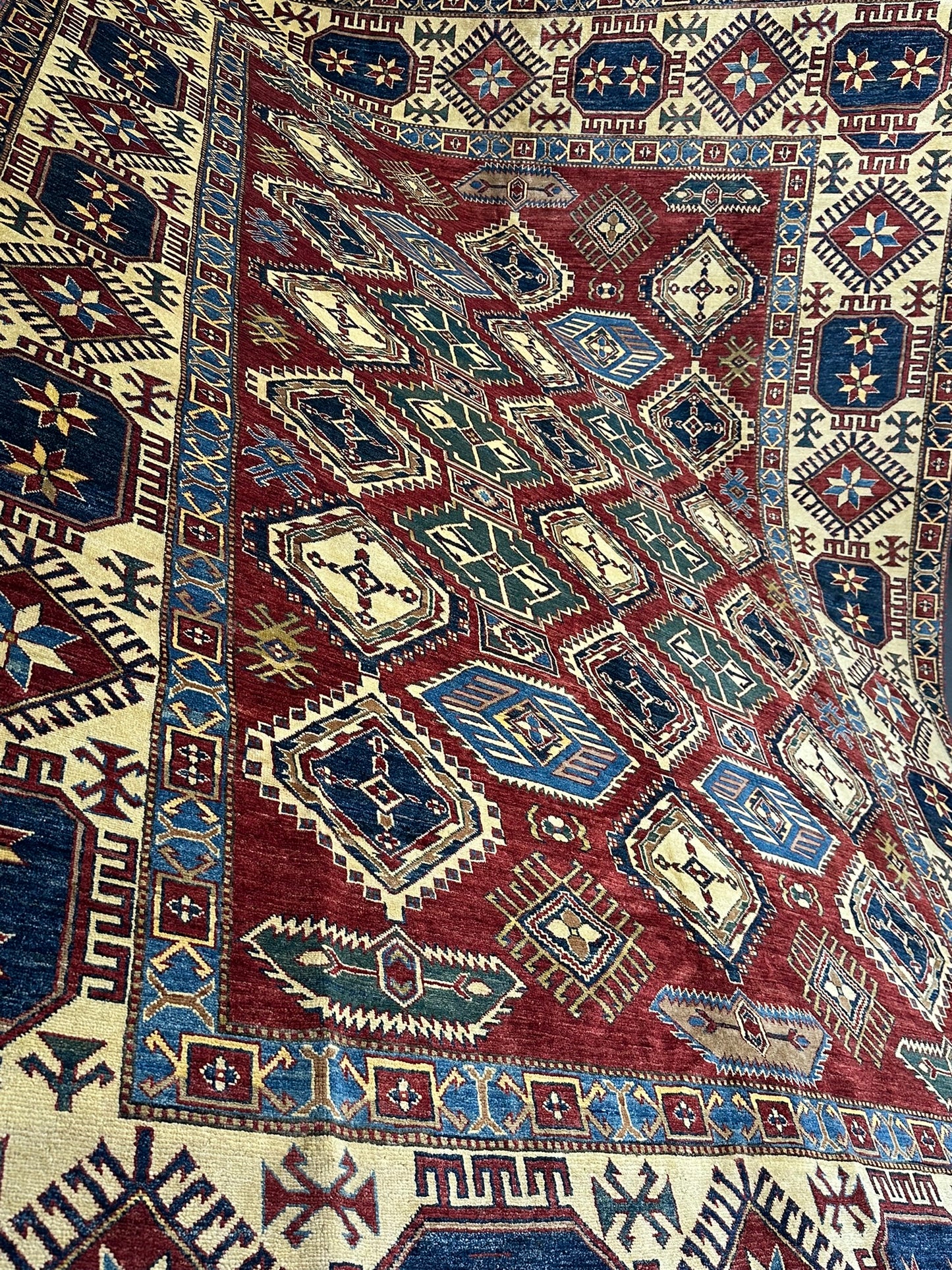 Handgeknüpfter Ziegler Kazak Teppich Pakistan 375x275 cm