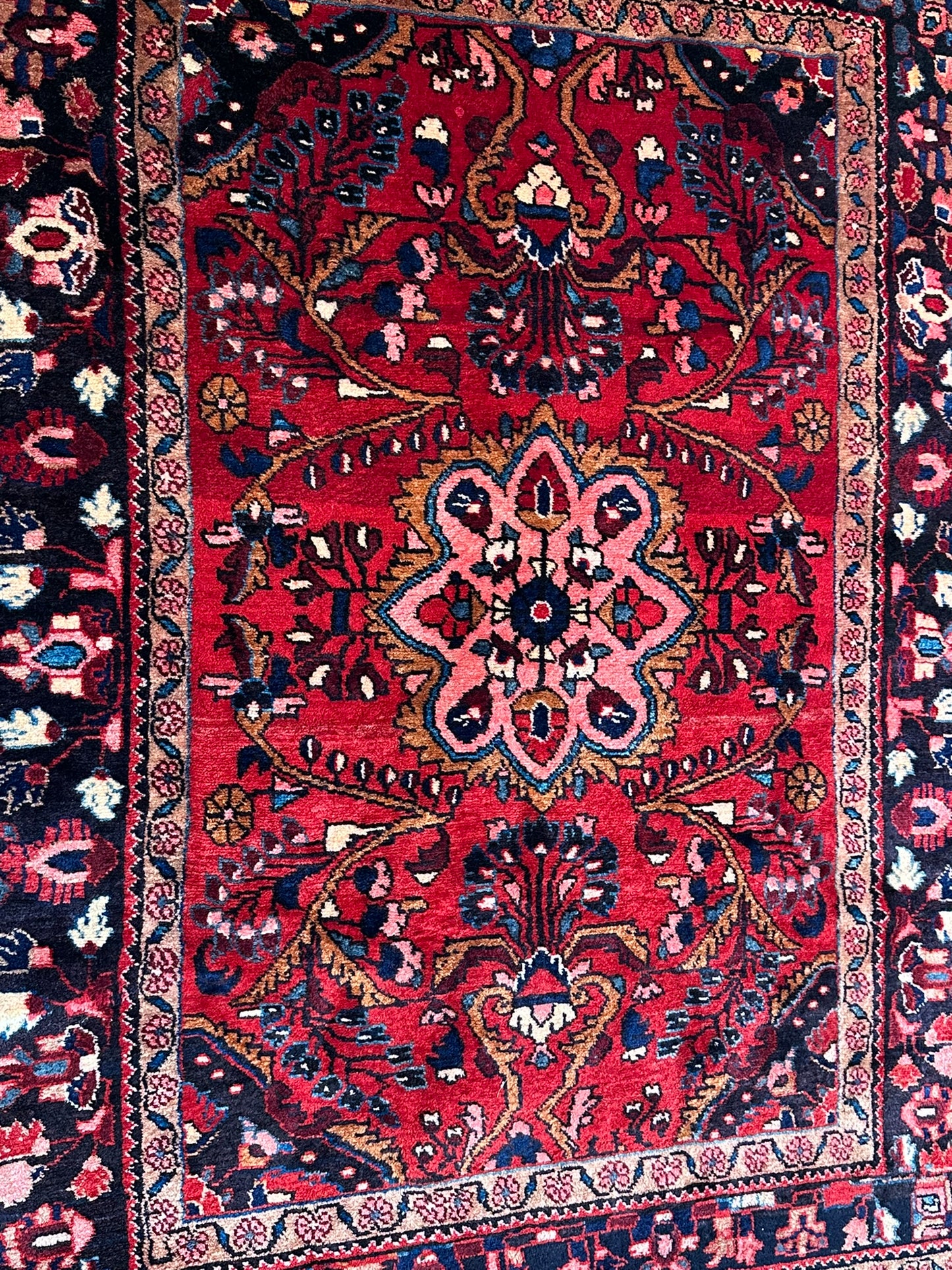 Orientteppich handgeknüpft Lilian Wolle 285x150 cm