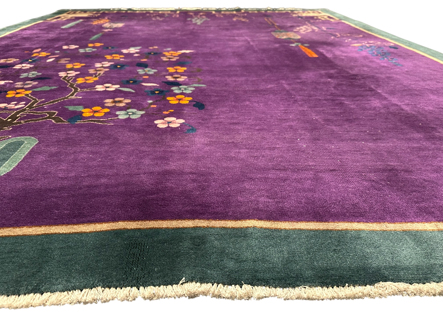 Selten Handgeknüpfter China Art Deco 1930JH Teppich Antik 345x260 cm