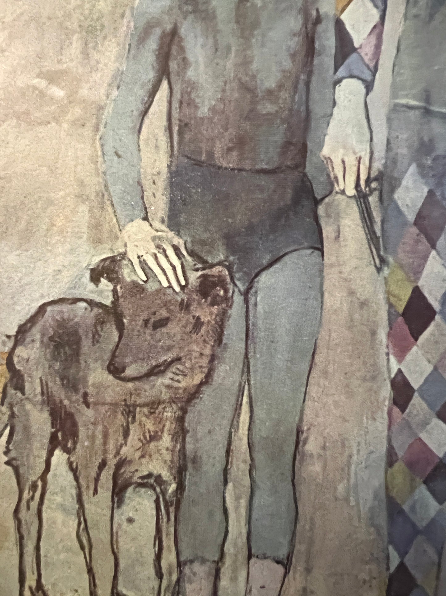 Pablo Picasso (1881-1973) Grafische Kunst Bild Zwei Akrobaten mit einem Hund