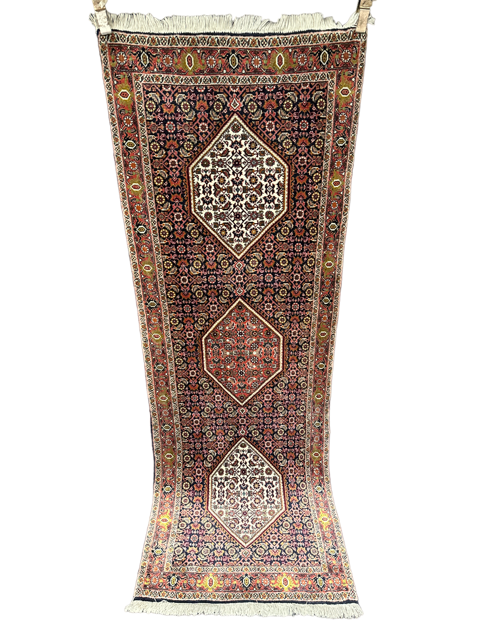 Handgeknüpfter Perser Orientteppich: Bidjar Läufer 210x73cm