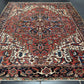 Handgeknüpfter Antiker Teppich Heriz  Naturfarben 340x266 cm