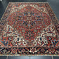 Handgeknüpfter Antiker Teppich Heriz  Naturfarben 340x266 cm