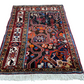 Orientteppich handgeknüpft Bachtiar Naturfarben 145x100 cm