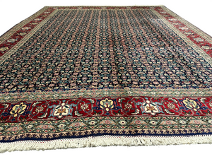 Handgeknüpfter Täbriz Mahi Teppich Fein 367x277 cm