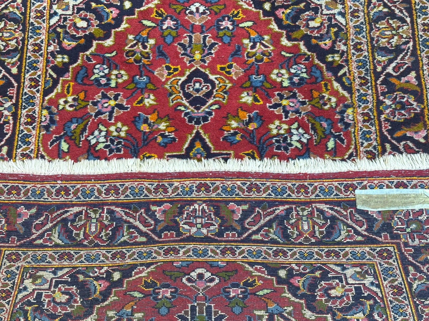 Orientteppich handgeknüpft Keschan Wolle 145x100 cm