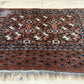 Antik Orientteppich handgeknüpft Türkmen Yomut Buchara Wolle 105x75 cm