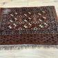 Antik Orientteppich handgeknüpft Türkmen Yomut Buchara Wolle 105x75 cm
