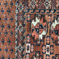 Antik Orientteppich handgeknüpft Türkmen Yomut Buchara Wolle 105x75 cm