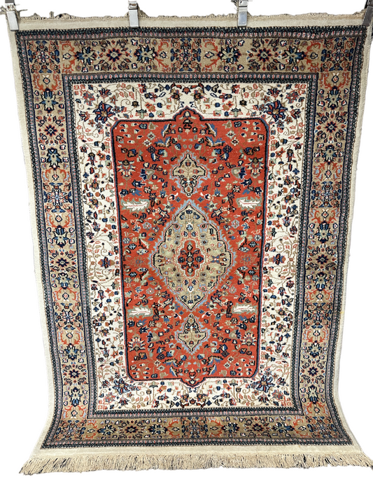 Handgeknüpfter Perser Orientteppich - Täbriz 185x135 cm