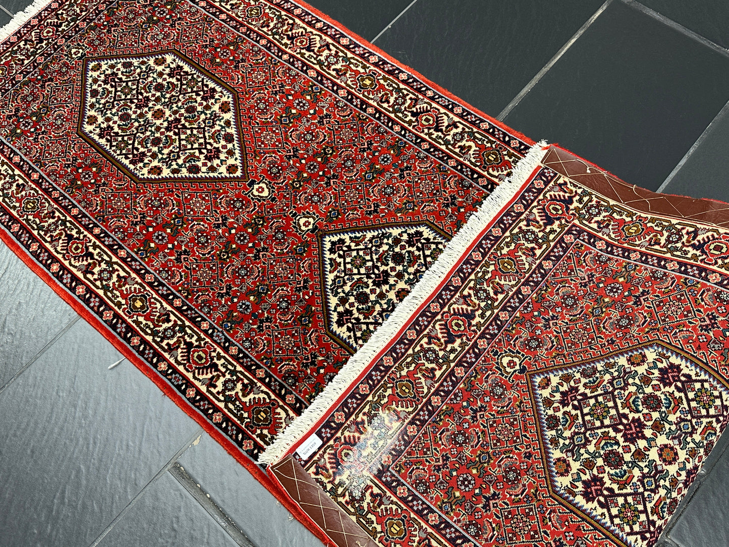 Handgeknüpfter Perser Orientteppich: Bidjar Läufer  208x75cm