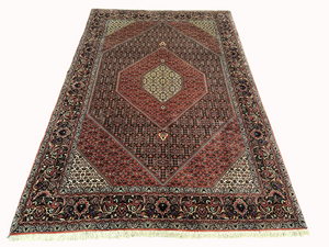Handgeknüpfter Bidjar Medaillon Teppich Wolle 295x200 cm