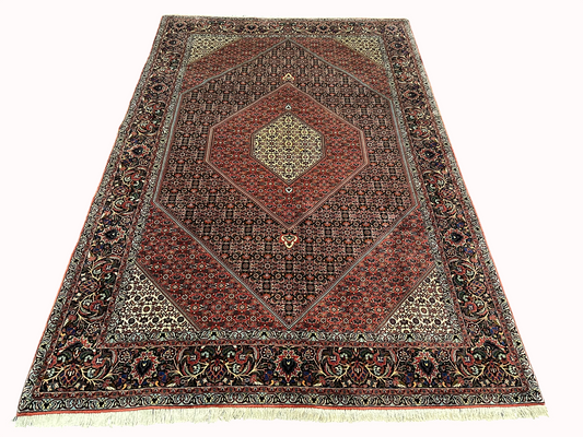 Handgeknüpfter Bidjar Medaillon Teppich Wolle 295x200 cm